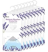 CANAGER Lavender Vanilla Hanging Moisture Absorber Packets, Hanging Damp Bags for Closet,Bedroom ...