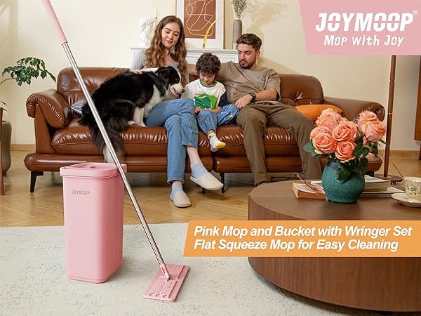 mop and bucket with wringer set for home