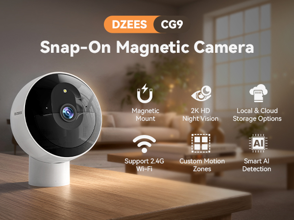 CG9 Dzees magnetic camera outdoor
