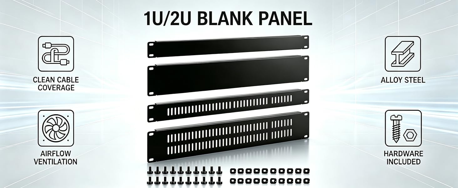 1U Blank Panel