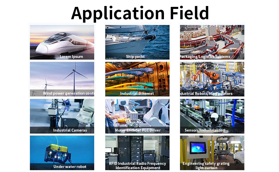 Application fields: mechanical equipment, aviation, automobile