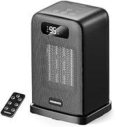 MORENTO Space Heater, Portable Space Heaters for indoor Use, Auto Temperature Control, LED Displa...