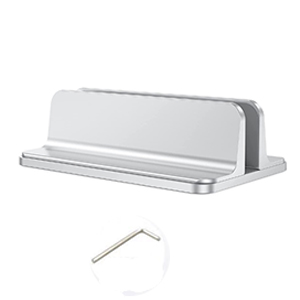 Desktop Aluminum MacBook Stand with Adjustable Dock Size