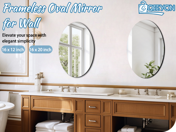Oval Mirror for Wall Decor