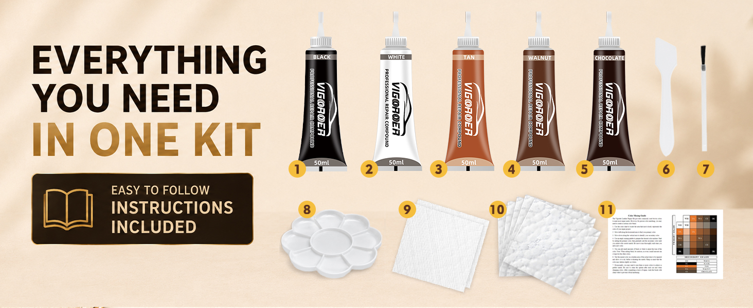 Leather Repair Kit for Furniture