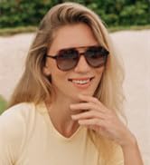 SOJOS Retro Polarized Aviator Sunglasses Womens Mens Classic 70s 80s Vintage Trendy Square Aviato...