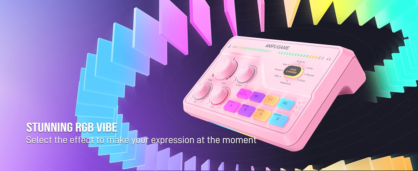 SC8 colorful RGB lighting