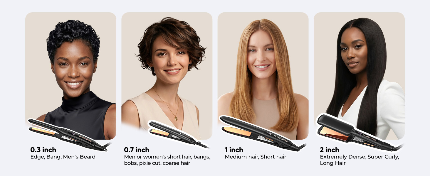 A TRULY100% PURETITANIUM IRON FOR HEALTHY STYLING.