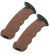 Toddmomy Walking Stick Handle Grip - 2pcs Cane Handle Grip Replacement Nonslip Trekking Poles Han...