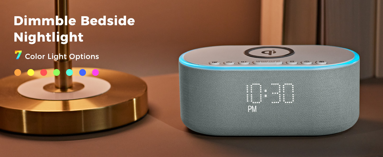 alarm clock phone charger