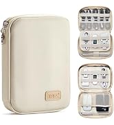 Linpr Travel Cable Organizer, Tech Pouch Electronics Organizer Travel Case, Portable Lightweight ...