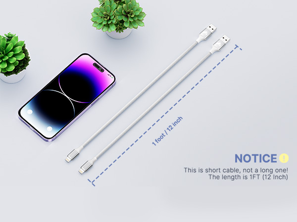 short iphone charger cord