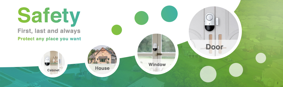 RV Cabinet house door window burglar battery