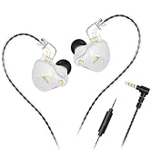Yeabomy Wired Gaming Earbuds, QKZ AK6 PRO in Ear Monitors, Deep Bass Sound Wired Earbuds, HiFi in...