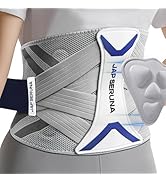JAPSERUNA Lower Back Brace for Pain Relief &amp; Posture Correction - Bionic Y-Back Support System wi...