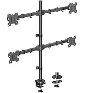 MOUNTUP Quad Monitor Stand, 4 Monitors Desk Mount for 17 to 32 inch Computer Screens, Fully Adjus...