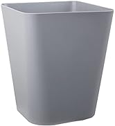 rejomiik Small Trash Can, 1.6 Gallon Plastic Slim Waste Basket Garbage Can Container Bin for Bath...