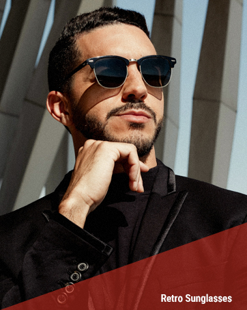 Semi-Rimless Polarized Sunglasses