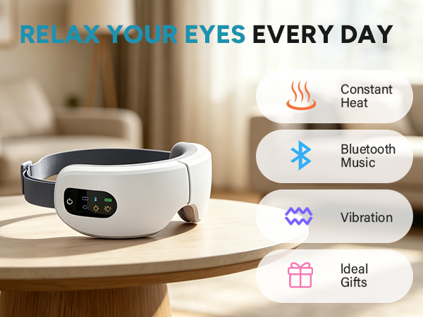 eye massager with heat