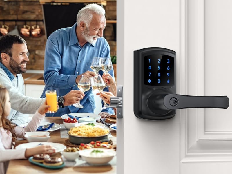 Keyless Entry Door Lock with Handle