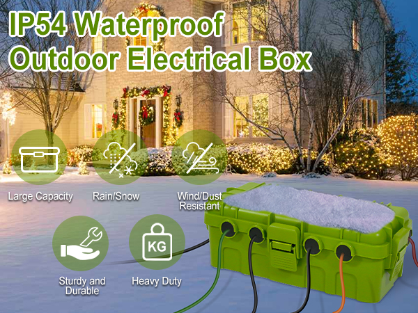 outdoor electrical box waterproof