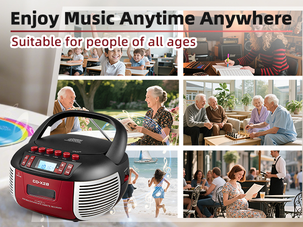 CD and Cassette Player