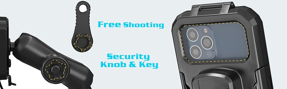 anti-theft motorcycle cellphone holder