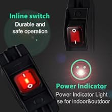 INLINE SWITCH & POWER INDICATOR