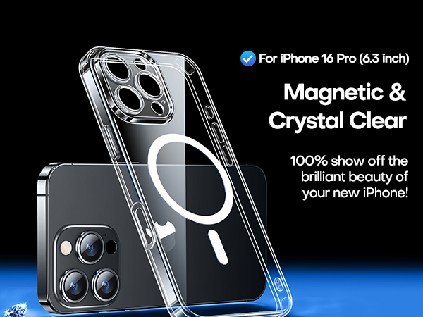 compatible with iphone 16 pro case clear
