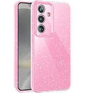CUZMIGO Glitter Case for Samsung Galaxy S25, Cute Sparkly Bright Color Phone Cases for Women Girl...