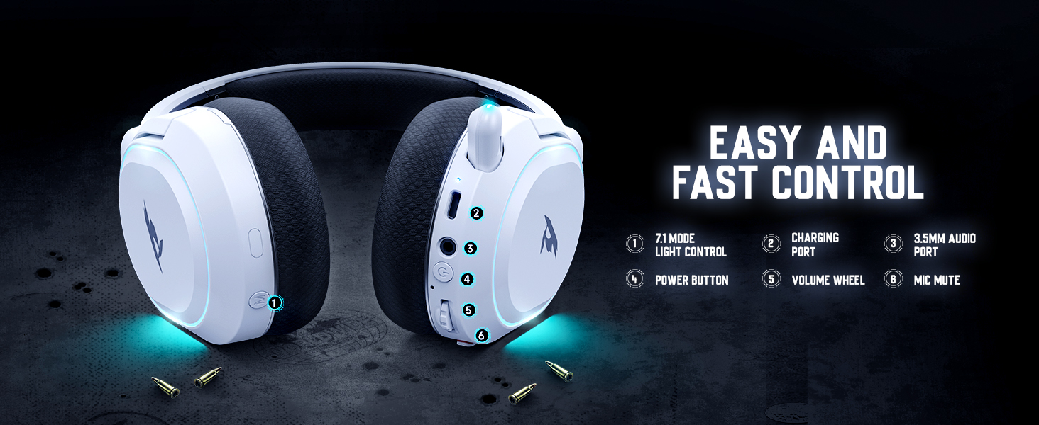 wireless gaming headset pc