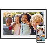 Large Digital Picture Frames 15.6 inch 16:10 IPS Full HD Touch Screen WiFi Digital Photo Frame 32...