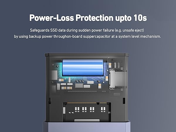 BENFEI Tool-Free 10Gpbs M.2 NVME SSD Enclosure