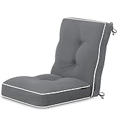 Favoyard Outdoor Rocking Chair Cushion 17 × 17 Inch Water Resistant &amp; 3-Year Color Fastness Patio...