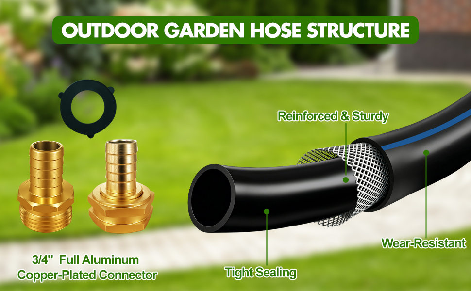 OUTDOOR GARDEN HOSE STRUCTURE