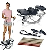 Rock Stepper Side to Side,Rock Stepper,Rock Stepper Machine for Exercise at Home- with Digital Di...