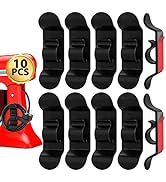 Jeymei Cord Organizer for Kitchen Appliances 10Pcs Black Cord Winder Cord Keeper Cord Holder Wrap...
