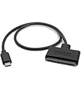 StarTech.com USB C to SATA Adapter - External Hard Drive Connector for 2.5'' SATA Drives - SATA S...