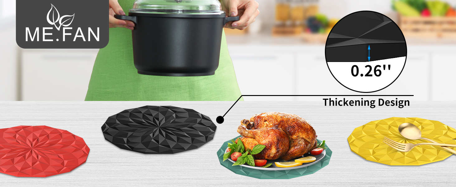 Silicone Trivet Mats