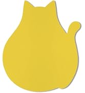Hsxnam Funny Leather Mouse Pad Cute Cat Shape Office Desk Accessories Decor for Women Small Mouse...