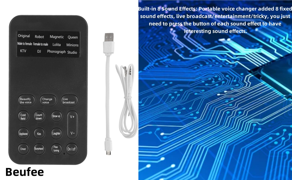 Voice Changer, Handheld Microphone Voice Changer 