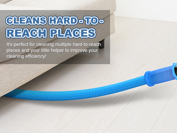 dryer vent cleaner kit with Stretch Universal Connector