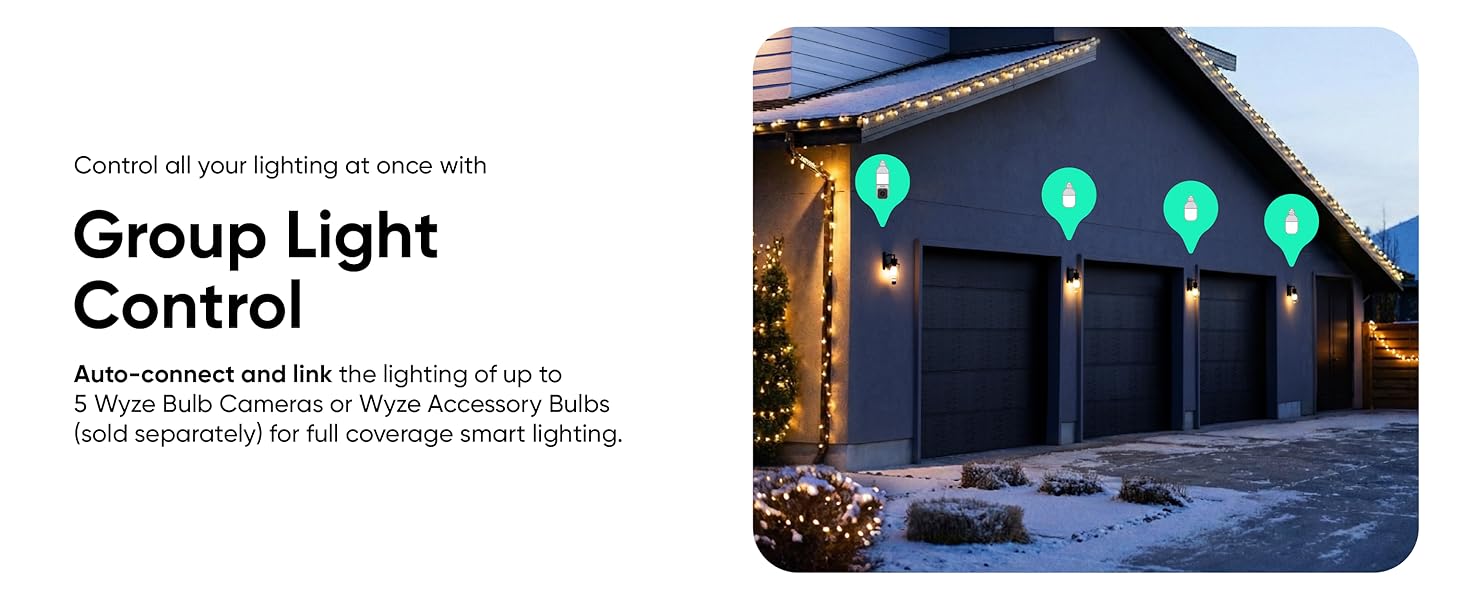 Wyze Bulb Cam Group Control