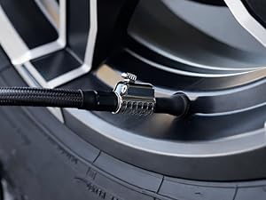 quick connect air chuck tire inflator nozzle