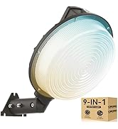 HiBay LED Barn Light 150W 120W 100W, Bright 22500lm 150LM/W Dusk to Dawn Outdoor Lighting, 3CCT P...