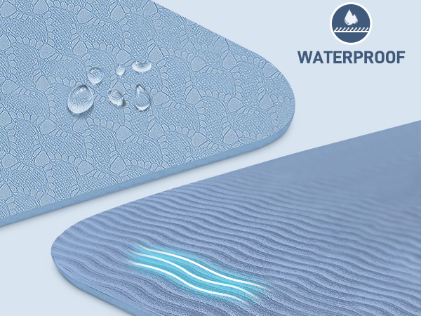 Wide Travel Yoga Mat Packable for Workout and Fitness