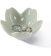 YZMICSTAR Flower Ring Dish Holder,Jewelry Dish Tray,Small Trinket Tray,Jewelry Plate Bowl,Key Bow...