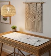 UJoowalk Black Mouse Pad, Topographic Mouse Pad Large, Gaming Mouse Pad, XXXL Mousepad, Keyboard ...