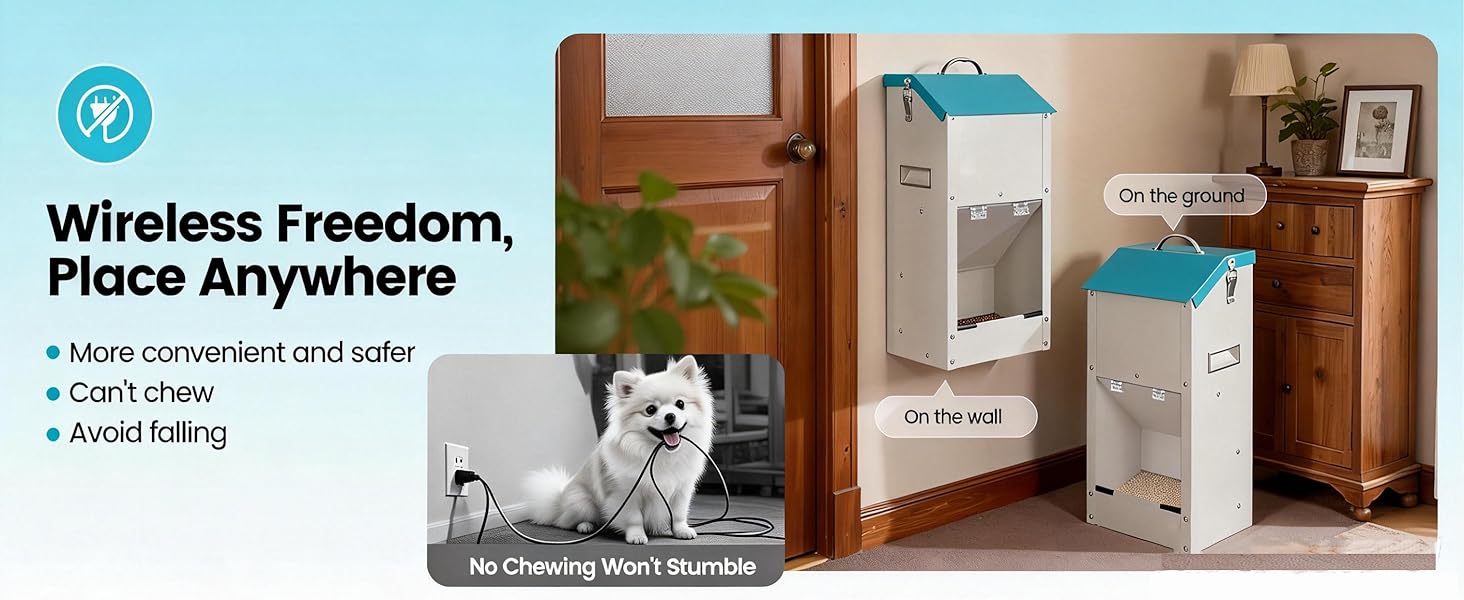 automatic dog feeder large breed