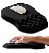 Armanza Ergonomic Slope Mouse Pad Wrist Support, Wrist Rest Mousepad for Carpal Tunnel Pain Relie...